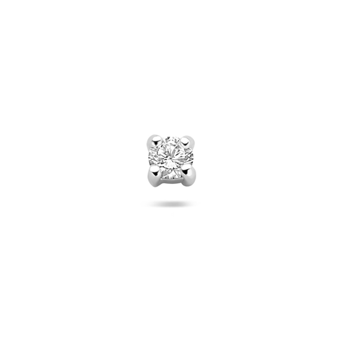 Flat back piercing zirkonia