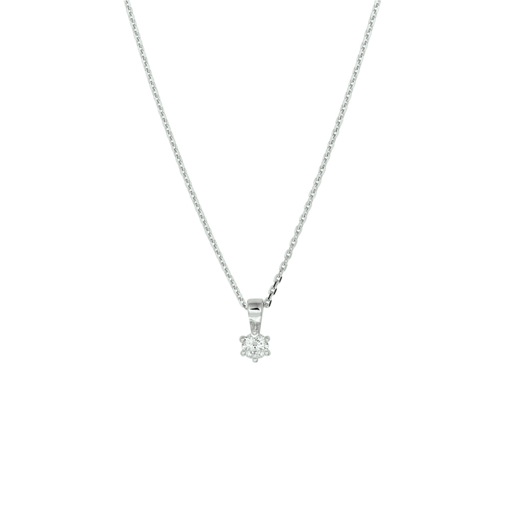 Collier zirkonia 41 + 4 cm