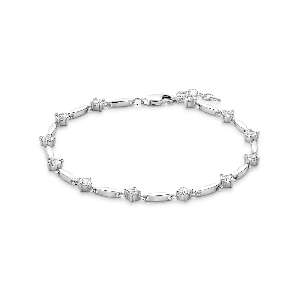 Armband zirkonia 5.0 mm 18.5 cm