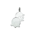 Hanger kinderhoofdjes 25 x 18.5 mm