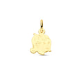 Hanger kinderkopje - goud