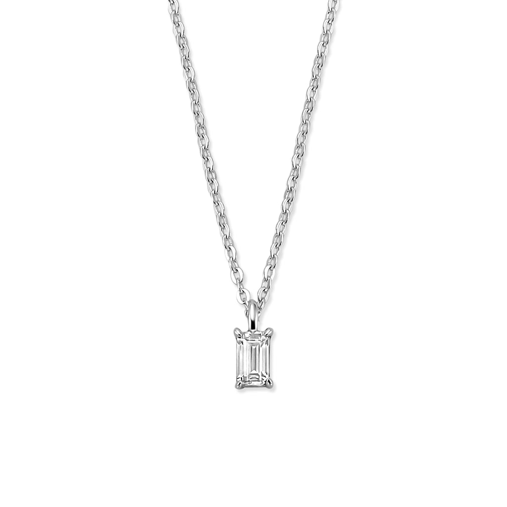 Collier zirkonia 42 + 3 cm