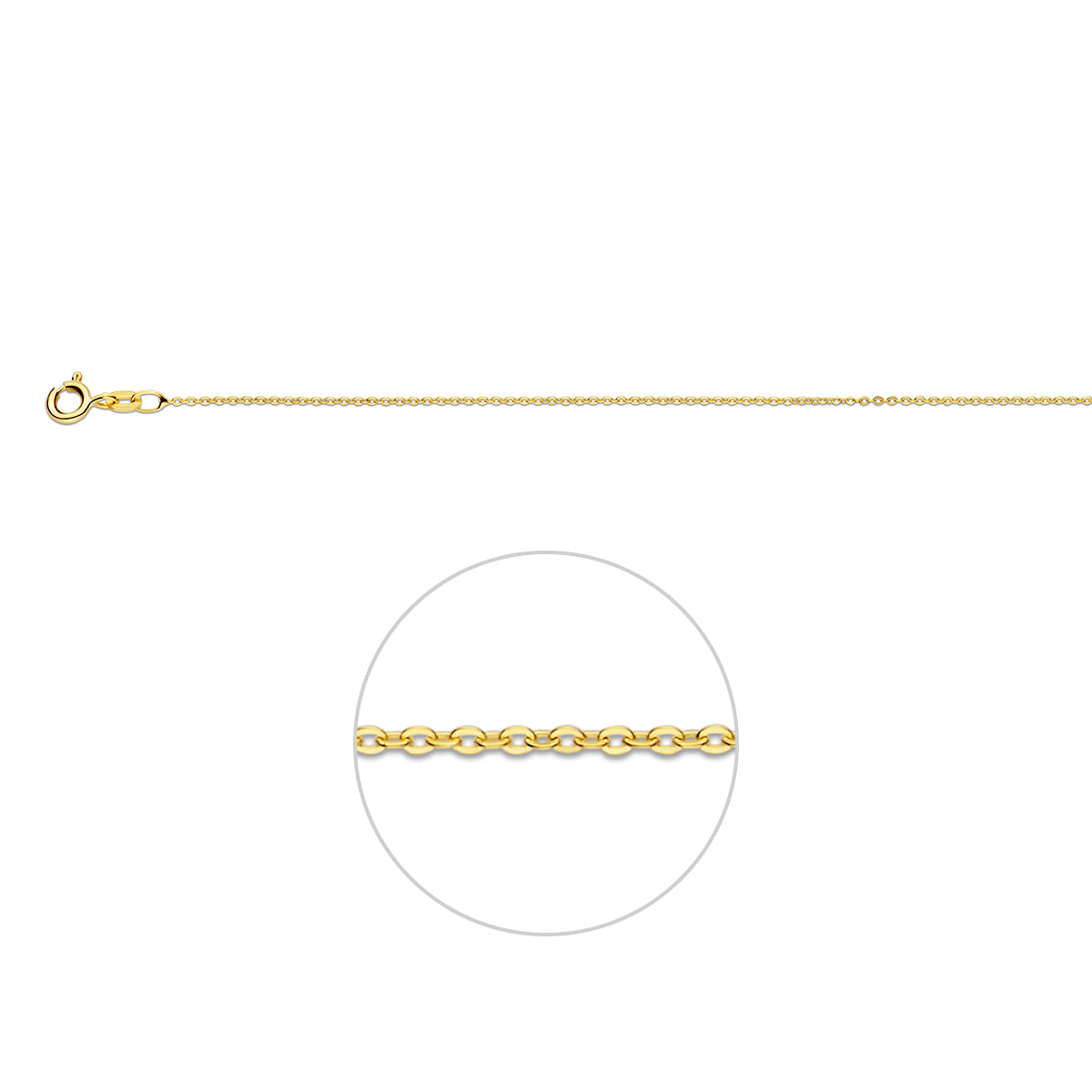 Collier anker plat 1.0 mm