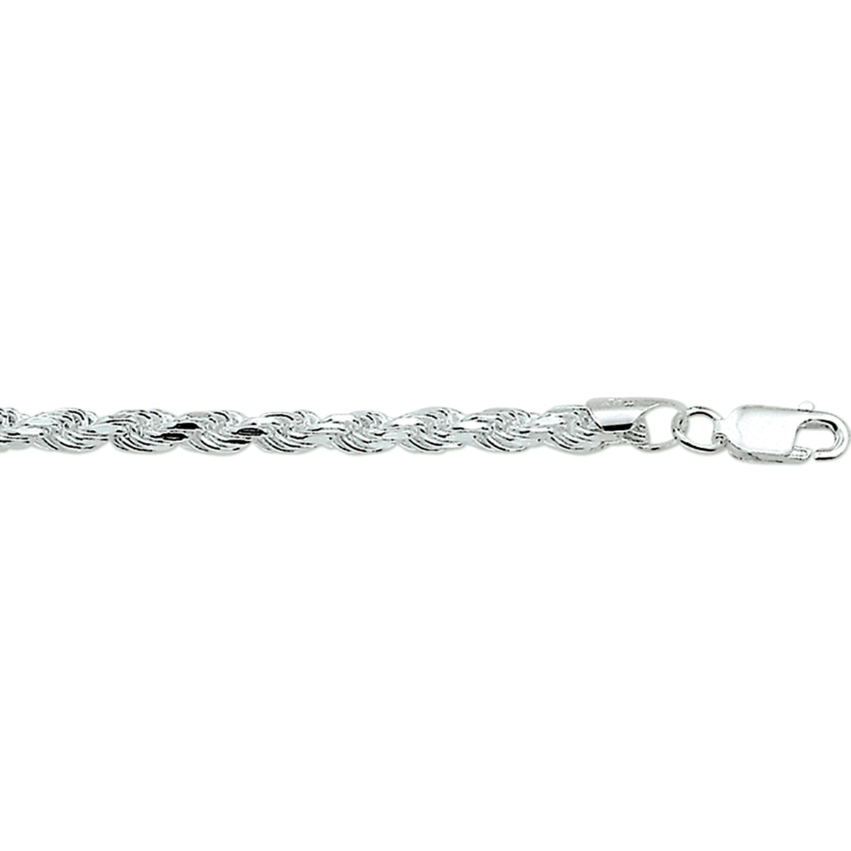 Armband koord gediamanteerd 3.2 mm 19 cm