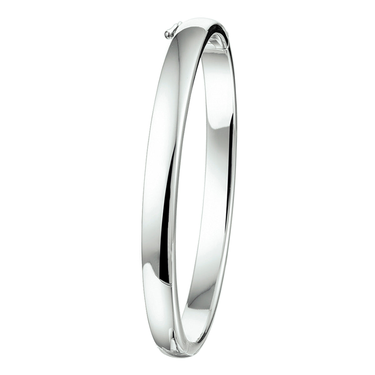 Zilveren Bangle 6mm