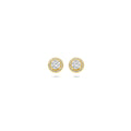 Oorknoppen zirkonia halo 9 mm 1 micron