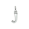 Hanger - zilver letter J