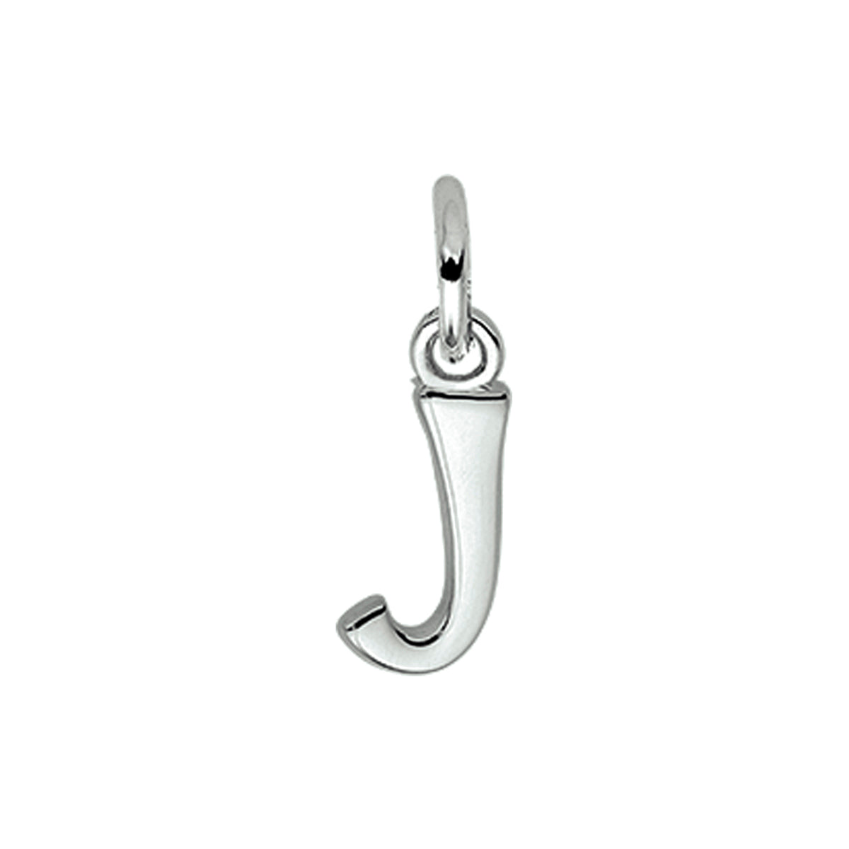 Hanger - zilver letter J