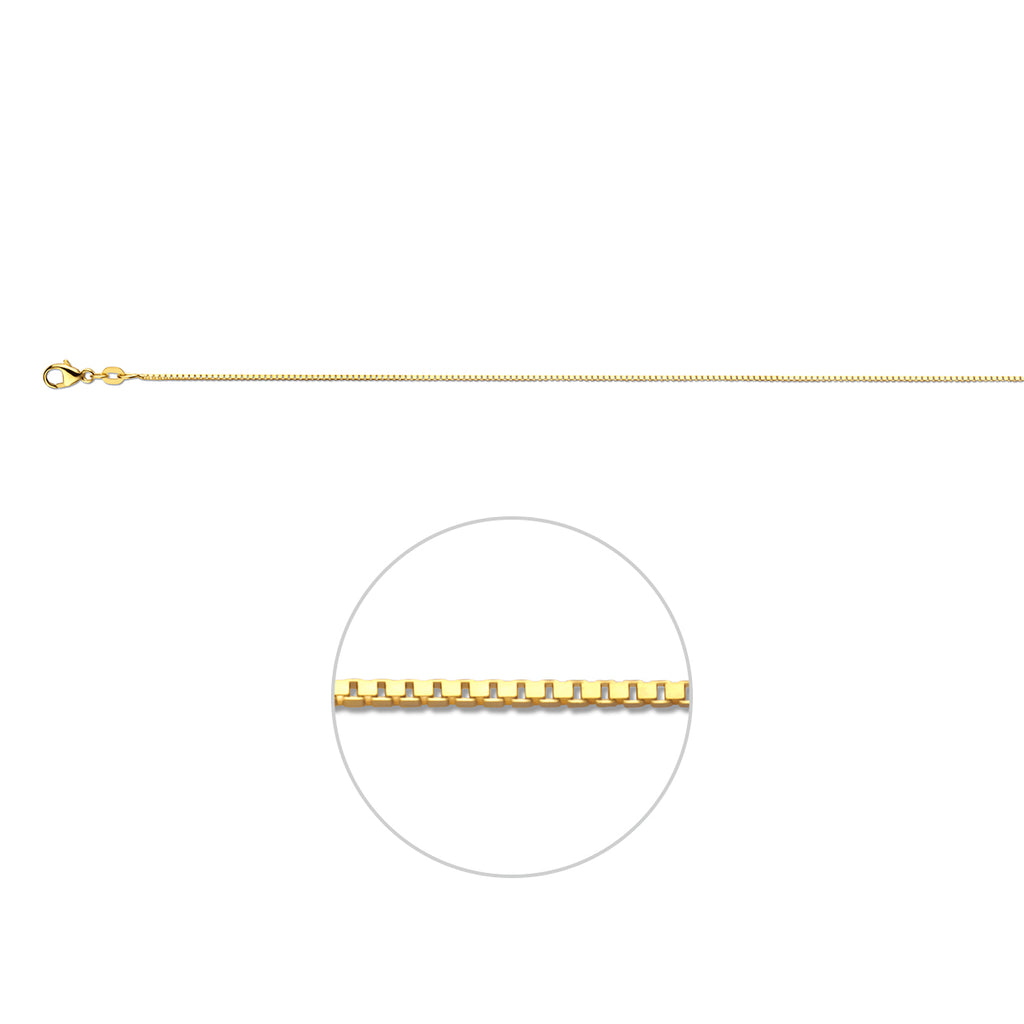 Collier venetiaanse schakel - goud