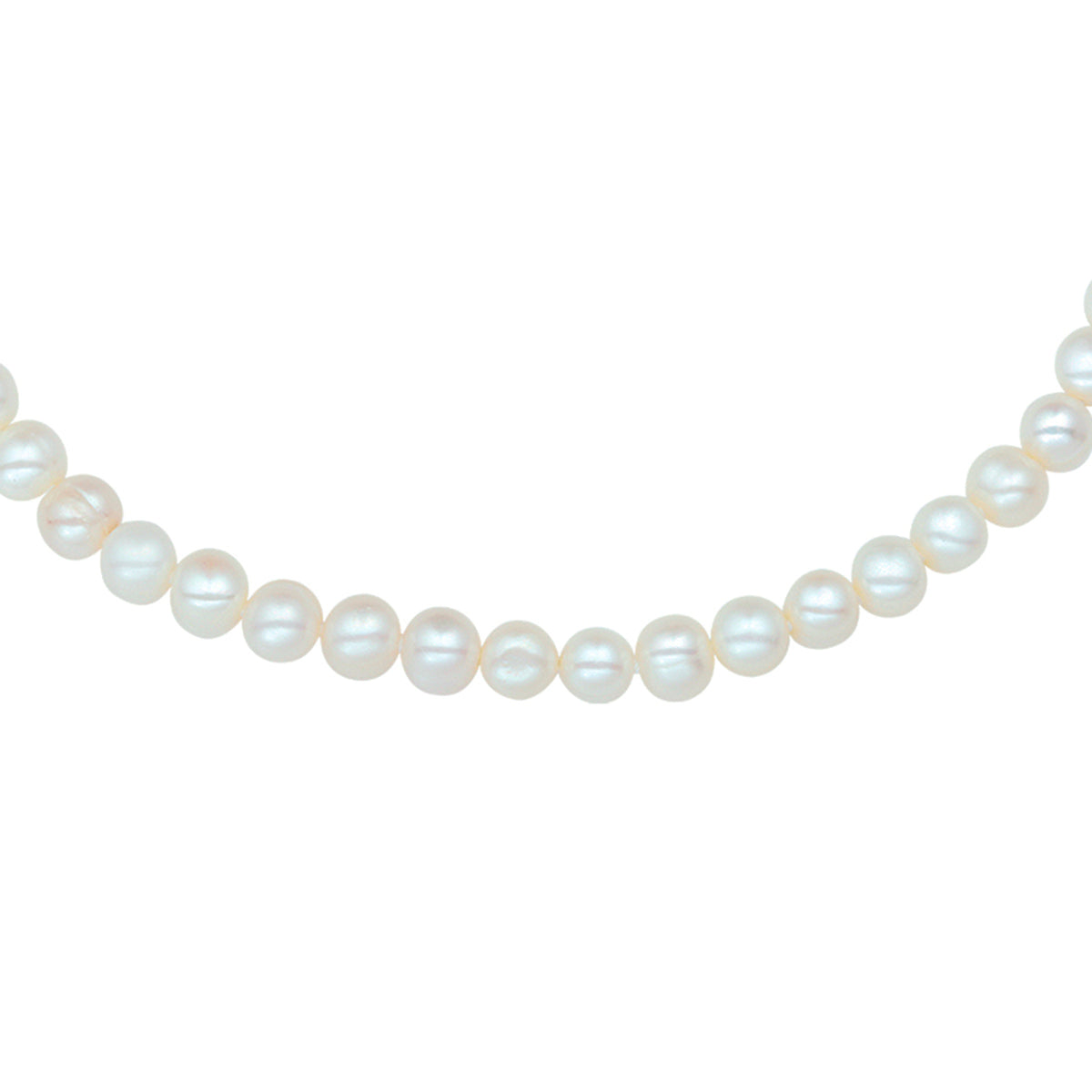 Collier parel 7.5 mm 42 + 4 cm