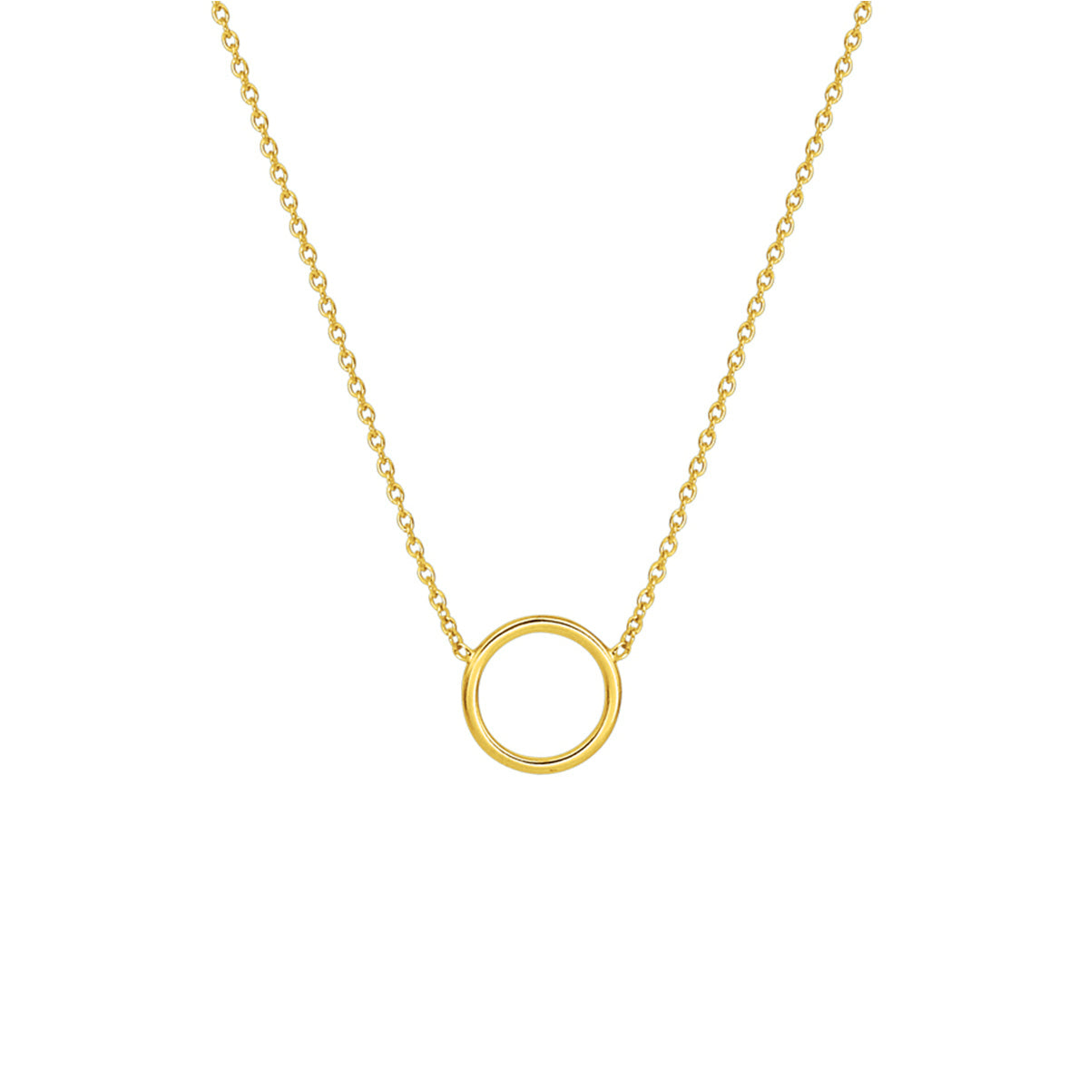 Goud geel op Zilver colliers met hangers