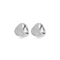 Klapoorringen zirkonia 11 mm
