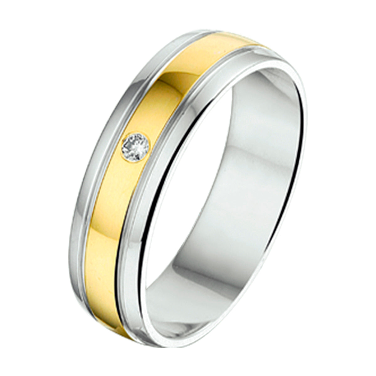 Ring al751 - 5 mm - 0.02ct h si