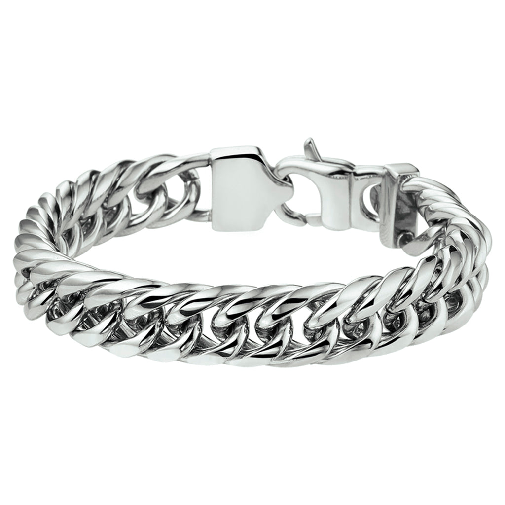 Armband dubbel gourmette 11 mm