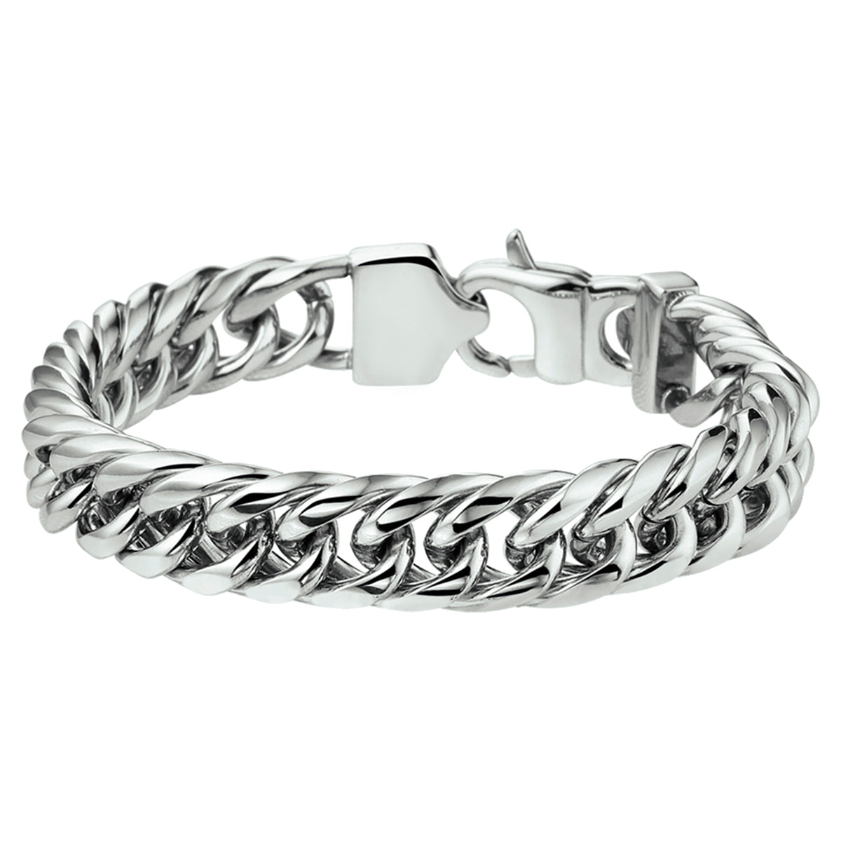 Armband dubbel gourmette 11 mm