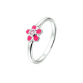 Ring bloem en zirkonia