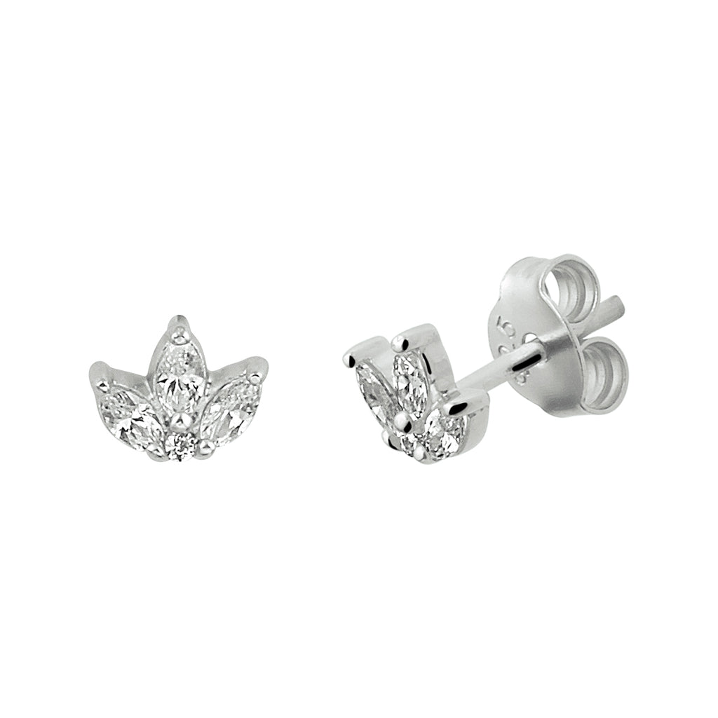 Oorknoppen lotus zirkonia