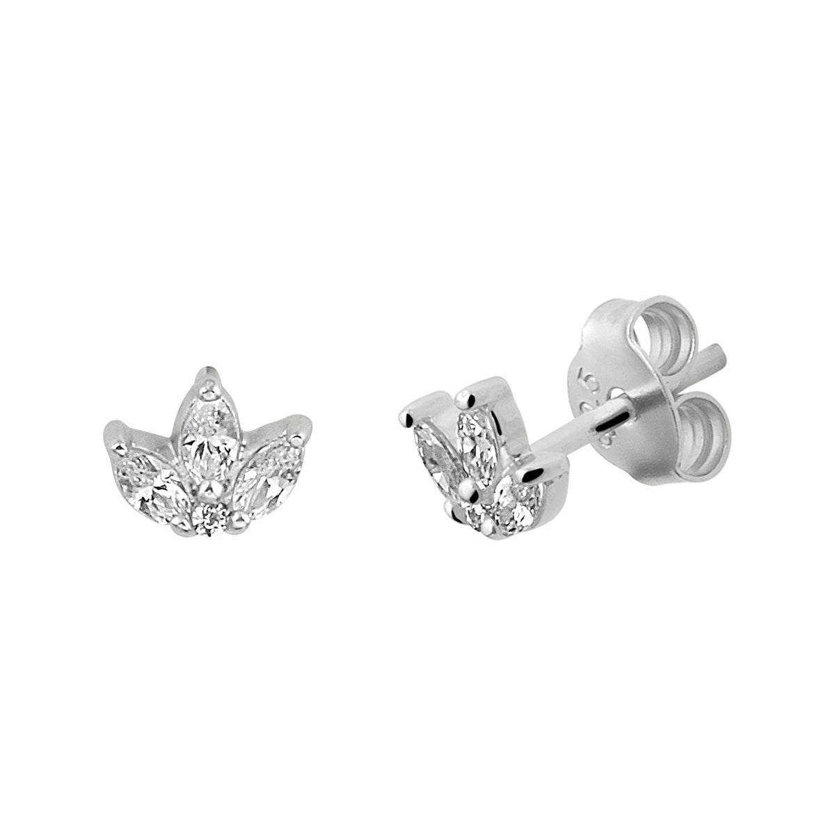 Oorknoppen lotus zirkonia
