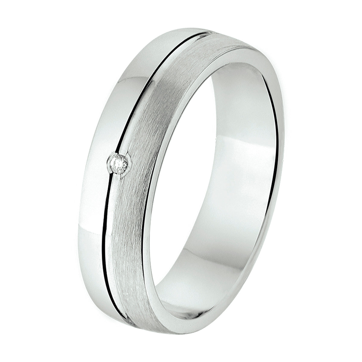 Ring a302 - 5 mm - 0.01ct h si