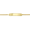 Graveerarmband gourmette plaat 5.0 mm