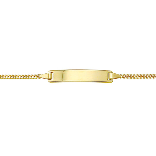Graveerarmband gourmette plaat 5.0 mm