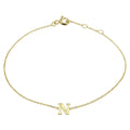 Armband letter 16.5 - 17.5 - 18.5 cm