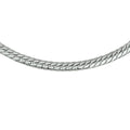Collier gourmette 4-zijdes geslepen 6.0 mm 45 cm