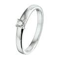 Ring diamant 0.10ct h si