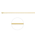 Collier gourmetschakel - goud