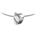 Collier gescratcht poli/mat 42 + 3 cm