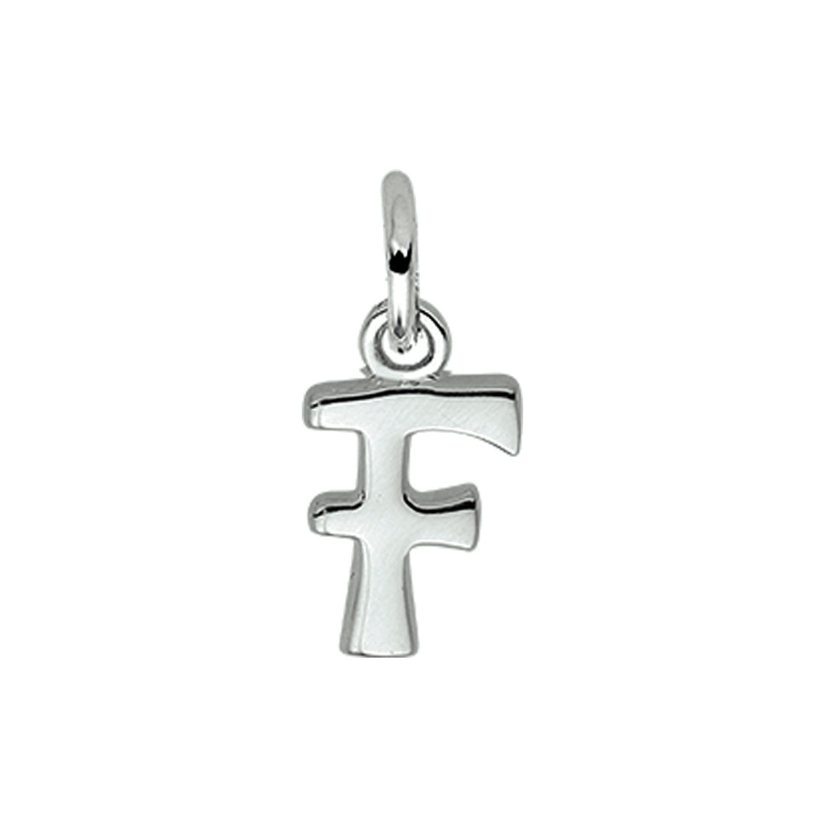 Bedel - zilver letter F
