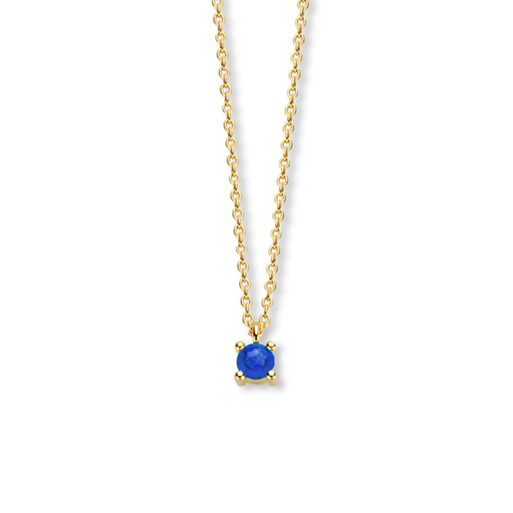 Collier met geboortesteen 40 - 42 - 44 cm