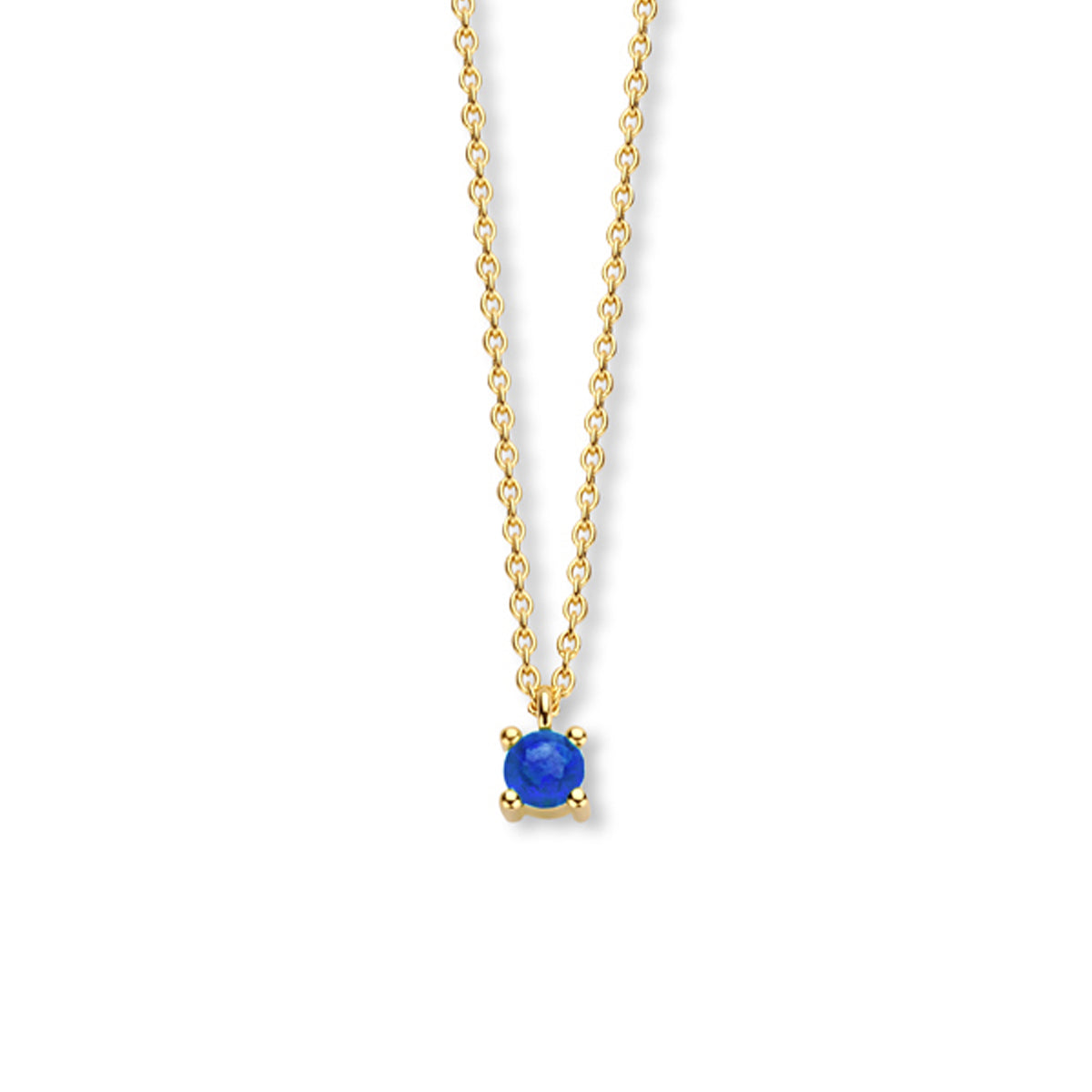 Collier met geboortesteen 40 - 42 - 44 cm