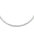 Collier poli/mat 5 mm 42 + 3 cm