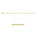 Collier venetiaanse schakel - goud