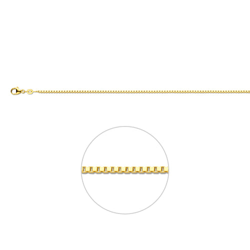 Collier venetiaanse schakel - goud