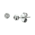 Oorknoppen diamant 0.04ct (2x0.02ct) h si