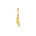 gouden veer hanger