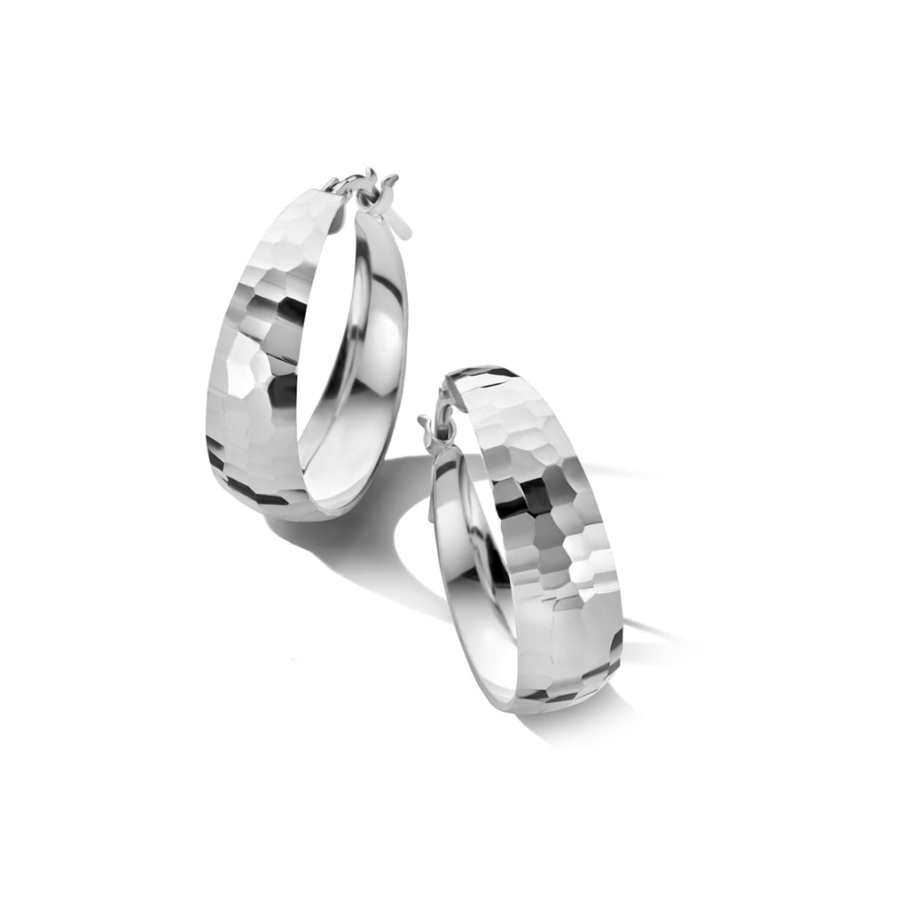 Oorringen gediamanteerd 7.0 mm