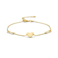 Armband hart en infinity 15.5 - 17 - 18.5 cm