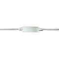 Graveerarmband gourmet plaat 5 mm 9 - 11 cm