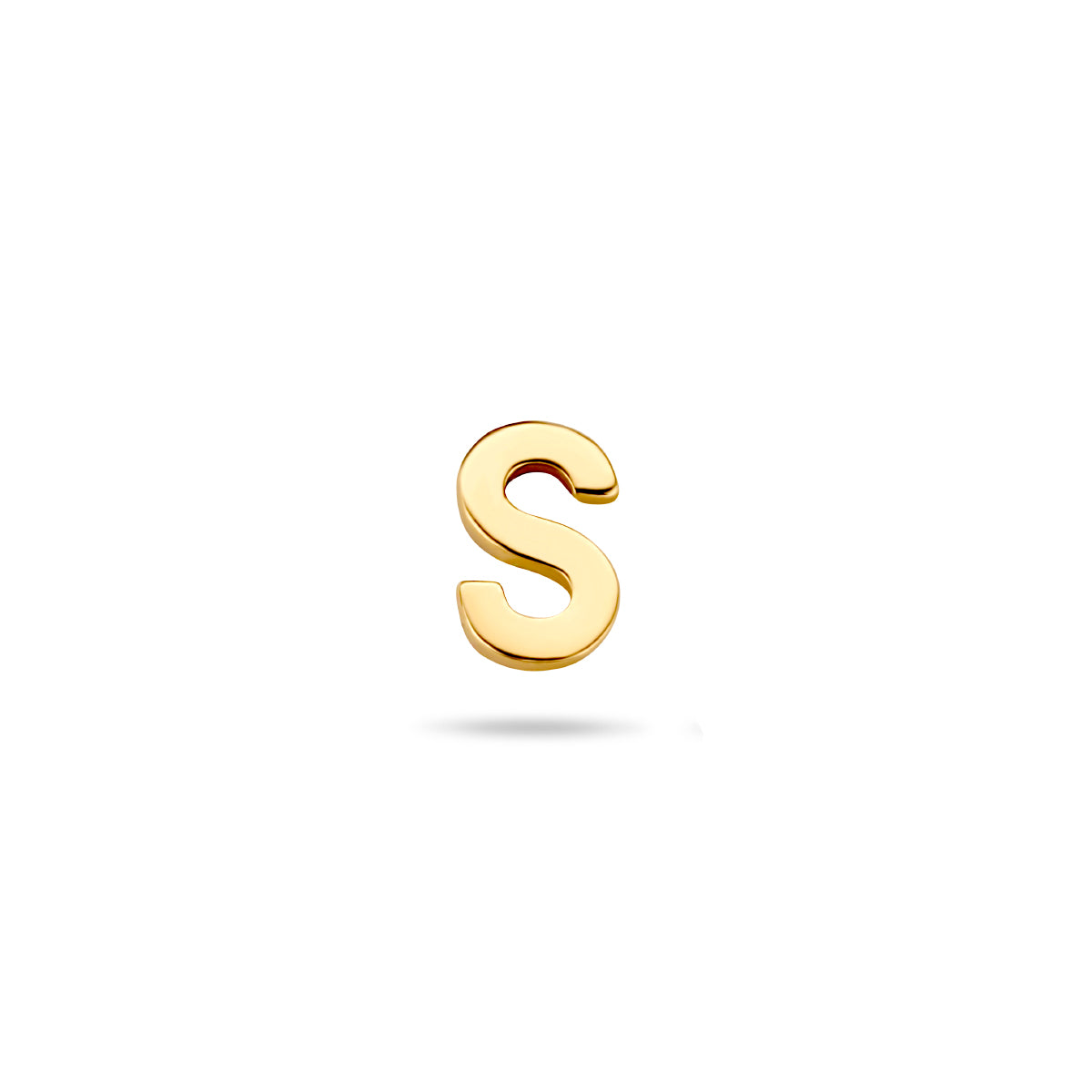 letter S enkele oorknop