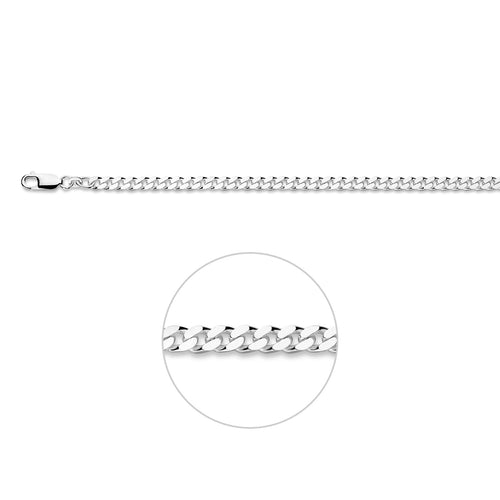 Gourmette 6-zijdes geslepen 4.3 mm
