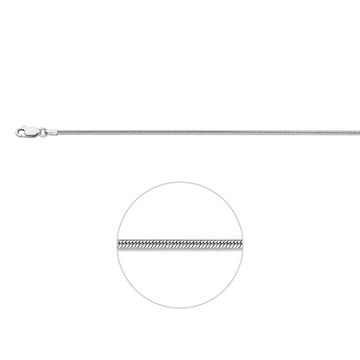 Collier - zilver