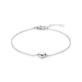 Zilver gerhodineerd colliers met hangers (armband)