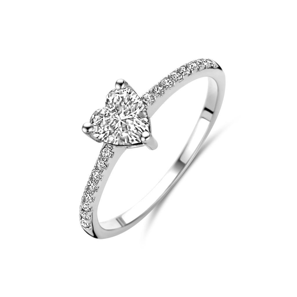 Ring hart zirkonia