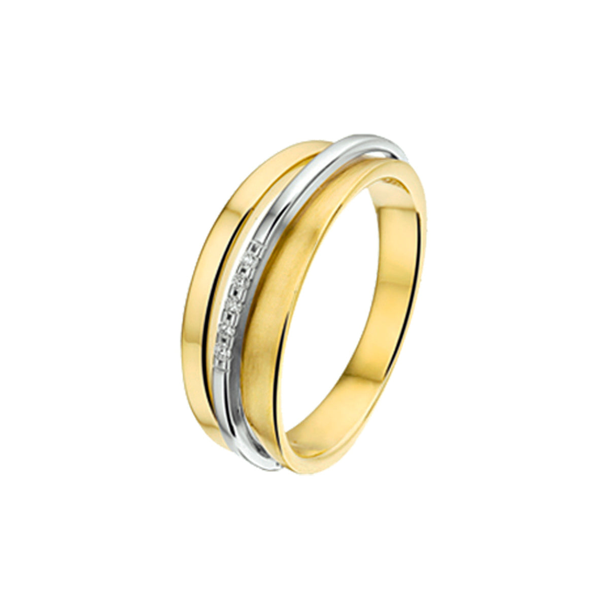Ring diamant 0.03ct h si