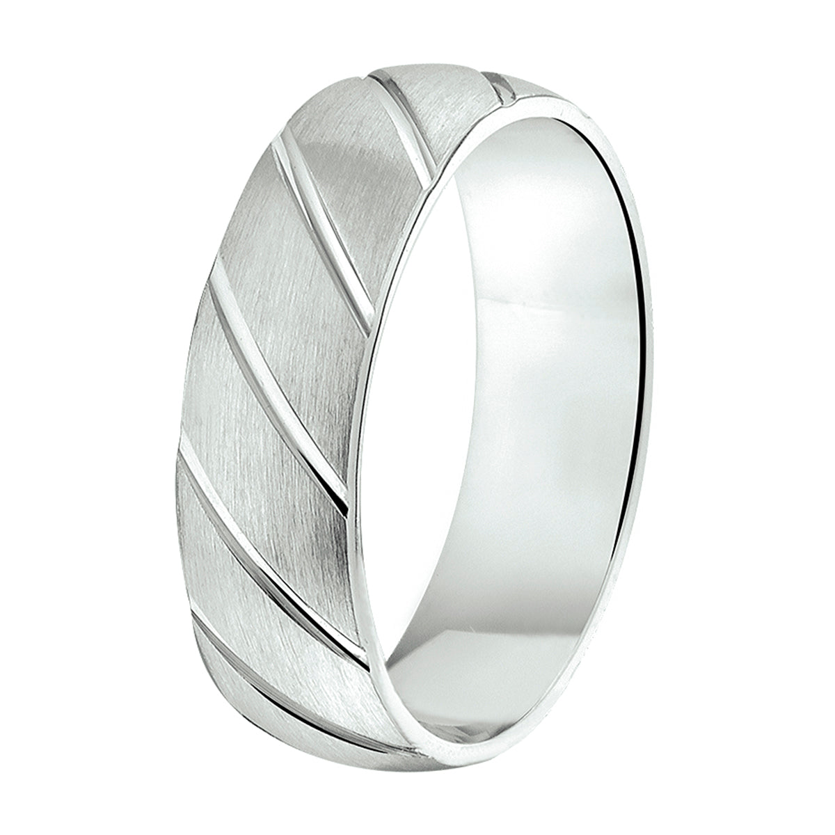Ring a105 - 6 mm - zonder cz