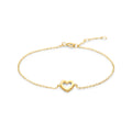 Armband hart 16.5 - 18.5 cm