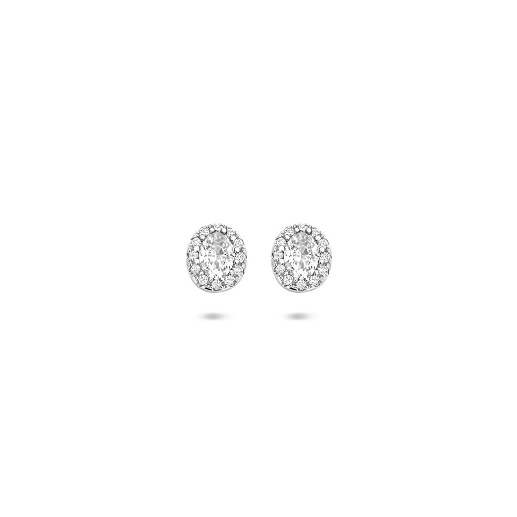 Oorknoppen zirkonia 6 mm